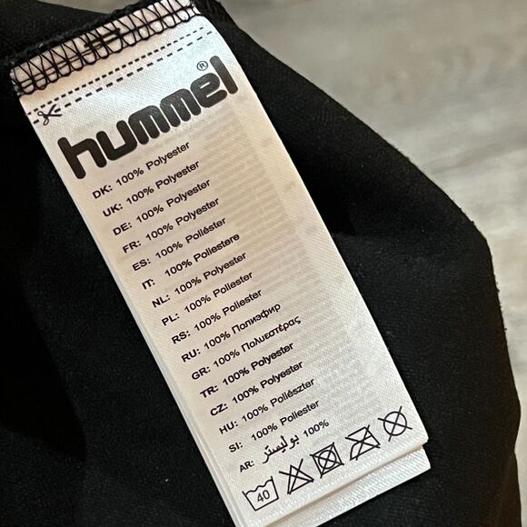 Hummel Brazas Futebol Club Black Full Zip Soccer Jacket - Men's Size Medium - Picture 9 of 10